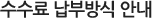 수수료 납부방식 안내